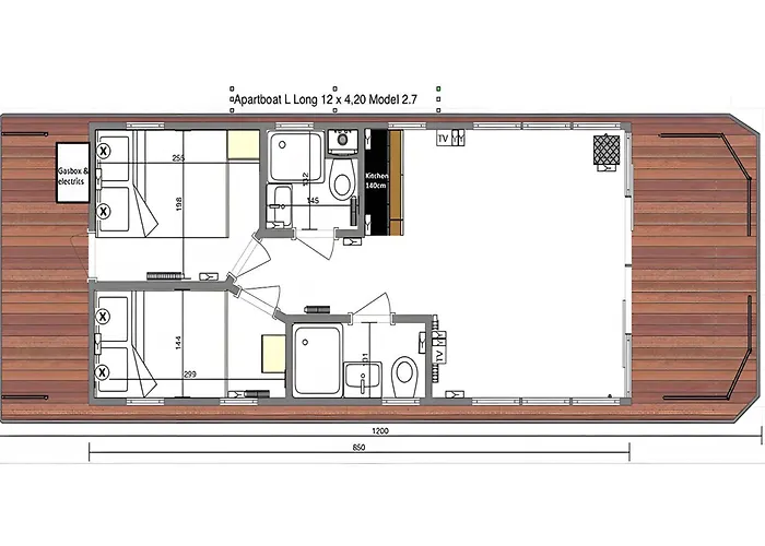 Hausboot Marieke Fuehrerscheinfrei Botel Schwerin (Mecklenburg-Vorpommern)